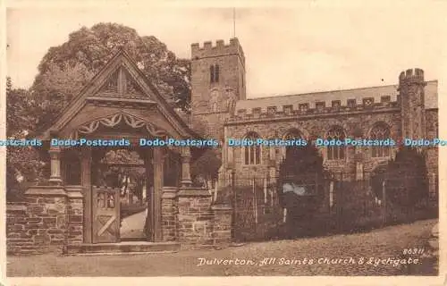 R430473 Dulverton All Saints Church and Lychgate 86311 Friths Serie