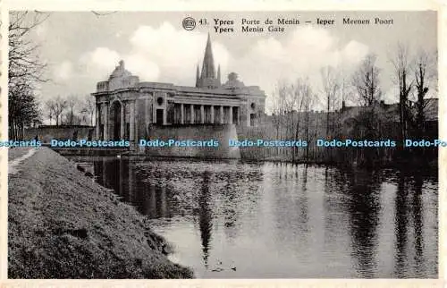 R430488 Albert 43 Ypres Porte de Menin Ieper Meenen Port Ypers Menin Gate G Hal