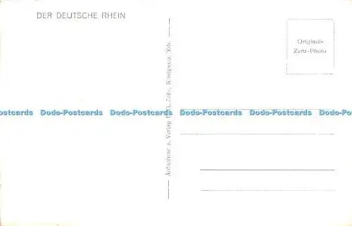 R430563 Ruine Rheinfels F G Zeitz Nr 2166 Der Deutsche Rhein