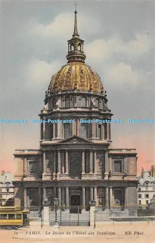 R430966 14 Paris Le Dome de l Hotel des Invalides ND Phot