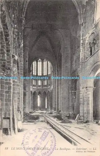R431344 Le Mont Saint Michel 88 La Basilique Interieur LL Edition de l Abbaye