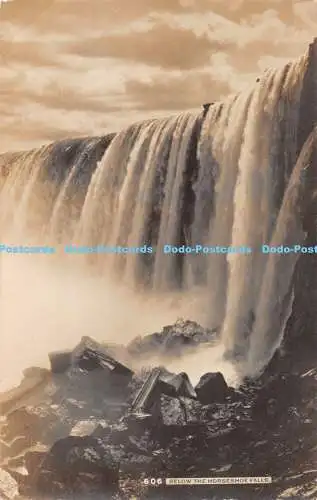 R431403 Below The Horseshoe Falls 606 Postkarte