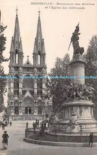 R431784 Marseille Monument des Mobiles et l Eglise des Reformes