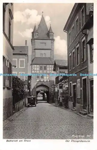 R431846 Bacharach am Rhein Der Pfalzgrafenturm F Kratz RP