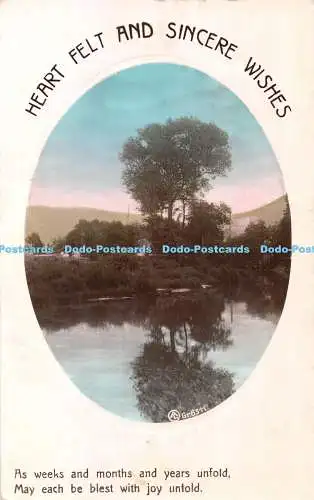 R431882 Herz Filz und aufrichtige Wünsche Teich Aristophot 1910