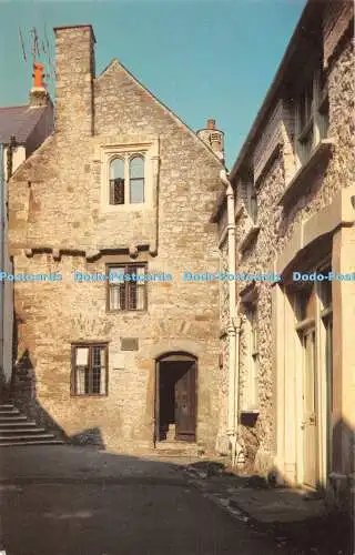 R432200 Tenby The Tudor Merchant House Torbogen Werbung