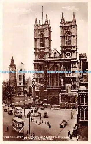 R432386 London Westminster Abbey St Margaret Church and Big Ben RP