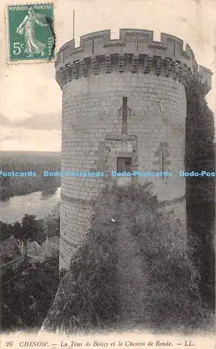 R432427 Chinon La Tour de Boissy et le Chemin de Ronde LL 26 1912