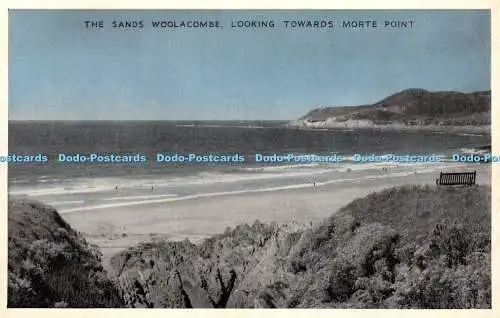 R433685 The Sands Woolacombe Looking Towards Morte Point Dennis W1409 Photoblue