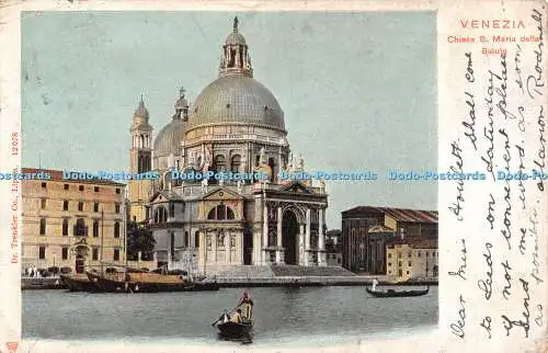 R433874 Venezia Chiesa S Maria della Salute Dr Trenkler 12078 1905 NB Sul lato a
