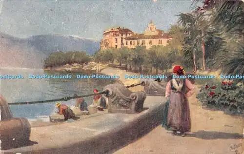 R433974 Pallanza Lago Maggiore Tuck Oilette Kenner Nr 2386 Italienische Seen A