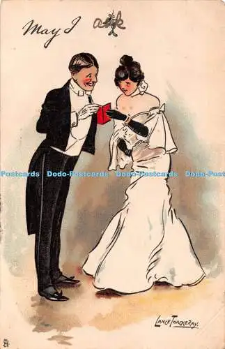 R432859 May I Lance Thackeray Tuck Write Away Serie 1381 1907