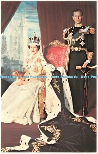 R432888 Queen and People A Series of Sixty Prints No 34 A Coronation Portrait Pr