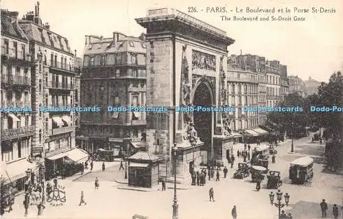 R434078 226 Paris le Boulevard et la Porte St Denis The Boulevard and St Denis G