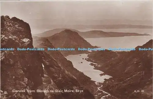 R433159 Coruisk from Bealach na Glaic Moire Skye A G 20 Valentines RP 1946