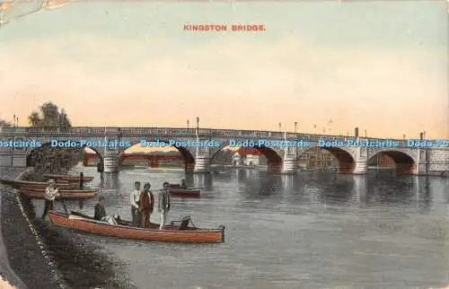 R434463 Kingston Bridge The Star Serie G D und D 1908