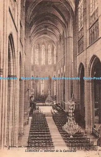 R433395 Th Boureau Limoges Interieur de la Cathedrale