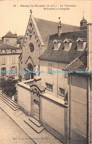 R433403 28 Paray le Monial S et L La Visitation Monastere et Chapelle Edit du Gr