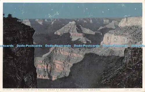 R436085 Arizona Grand Canyon nördlich von Near Mojave Point at Night Detroit Publi