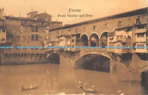 R433524 Firenze Ponte Vecchio Sull Arno G Modiano 5809