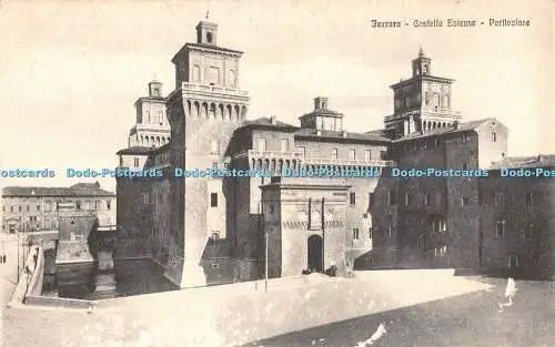 R434663 Ferrara Castello Estense Particolare STA 66519