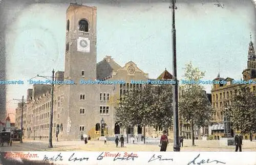 R436188 Amsterdam Nieuwe Beurs Schaefers Kunst Chromo