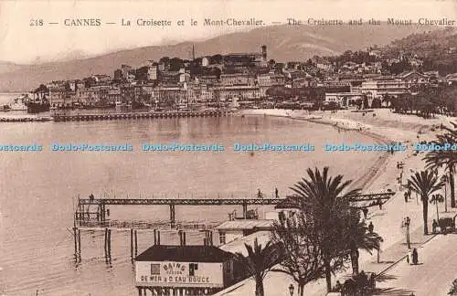 R436195 Cannes Die Croisette und der Berg Chevalier Levy et Neurdein Reunis