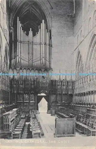 R434921 Carlisle Cathedral The Choir W and K 1907