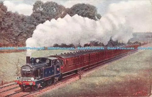 R436465 G E Rly Southend Train in der Nähe von Brentwood The Locomotive Publishing Company