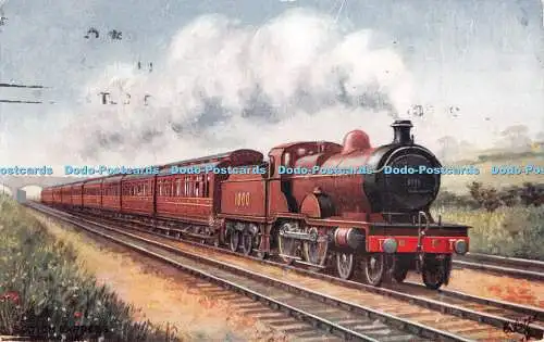 R436466 Scotch Express Midland Railway Tuck Oilette Serie VIII Postkarte Nr. 9161