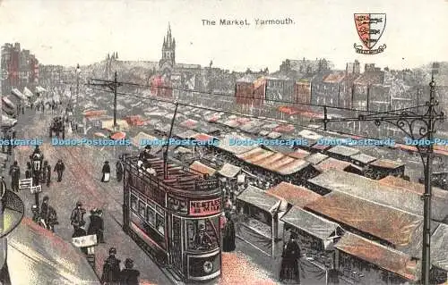 R435034 Yarmouth The Market A S Cooper 1906