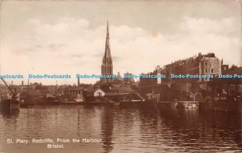 R438549 Bristol St Mary Redcliffe From the Harbour RP 1943