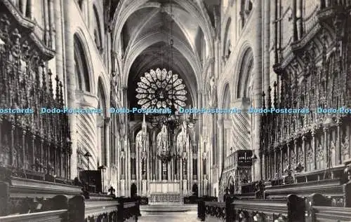 R438565 Durham Cathedral The Choir Tuck RP