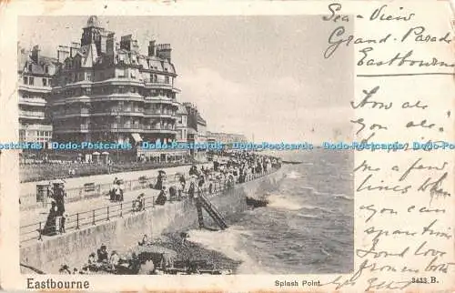 R436553 Eastbourne Splash Point Peacock 1902