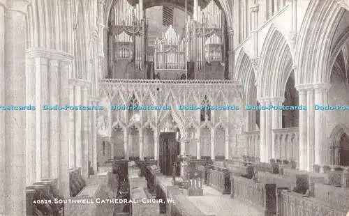 R435080 Southwell Cathedral Choir W Photochrom Sepiatone Series