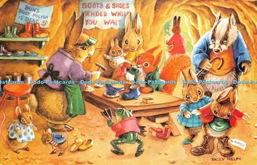 R436571 Ein Besuch beim Schuster Die Medici Society Racey hilft