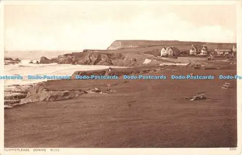R435117 Bude Summerleaze Downs J Salmon Gravure Style