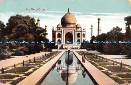 R436613 Agra Taj Mahal Postkarte