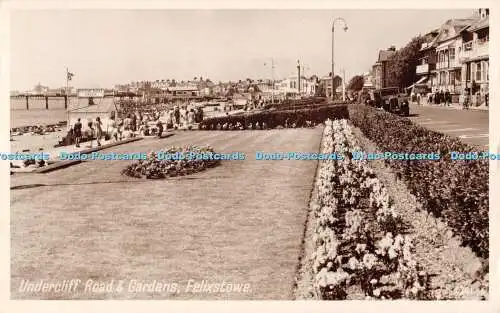 R438710 Felixstowe Undercliff Road and Gardens Photo Precision English Series Ge