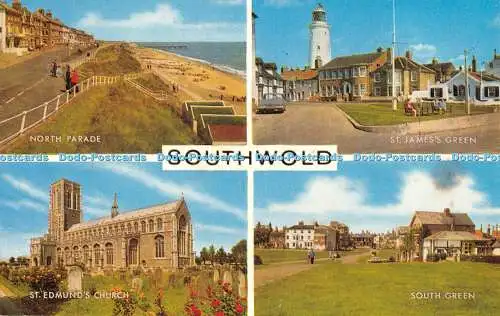 R438807 Southwold North Parade South Green J Salmon Cameracolour Multi View
