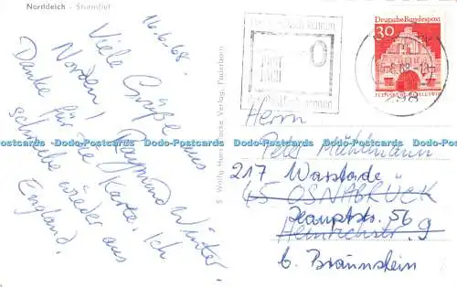 R441234 Norddeich Sturmflut 5 Wolfg Hans Klocke 1968