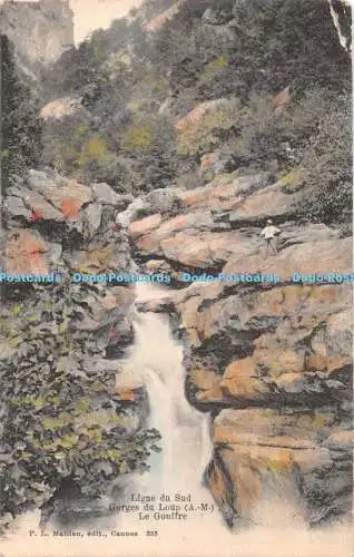 R436911 Ligne du Sud Gorges du Loup Le Gouffre P L Maillan