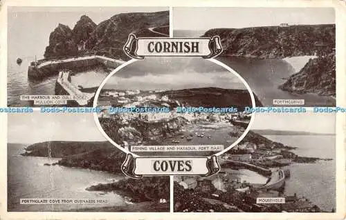 R438953 Cornish Coves Porthcurno Mousehole Multi View 1953