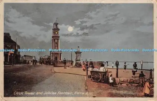 R437002 Herne Bay Uhrturm und Jubiläumsbrunnen Woolstone Bros The Milton Fac