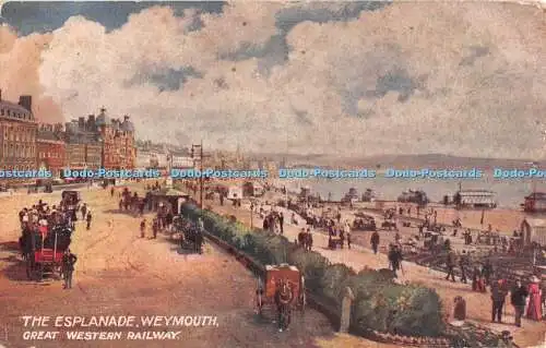 R441418 The Esplanade Weymouth Great Western Railway G W R Series 5 1907