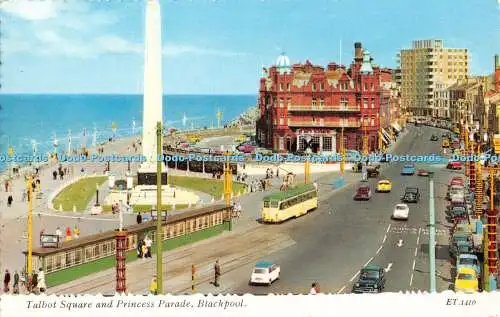 R437090 Blackpool Talbot Square and Princess Parade Valentine