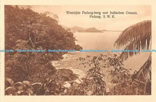 R441497 Westzijde Padang berg met Indischen Ozean Padang S W K W und S H