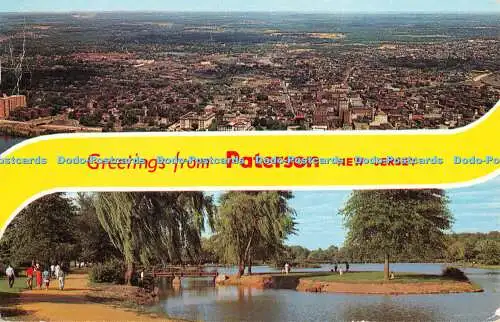 R435655 New Jersey Greetings from Paterson Sckeller Multi View 1966