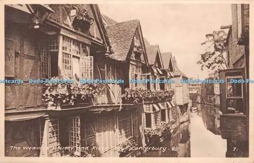 R437181 Canterbury The Weavers Houses and River Stour Norman Shoesmith and Ether