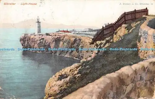 R435693 Gibraltar Light House J Ferrary u Co E Schreiber G m b H 1908